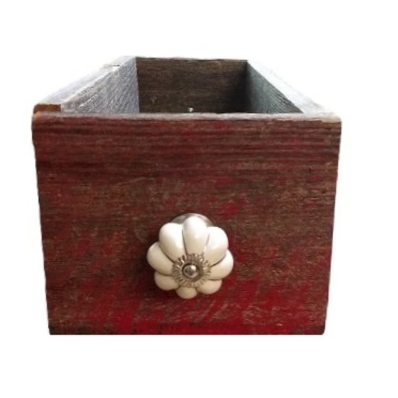 Cute Country Farm Recycled Wood Box, Drawer or Planter - Picture 2 of 4